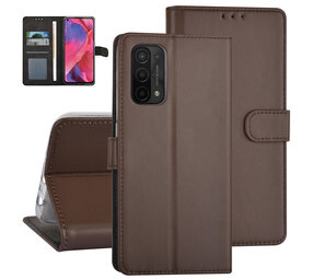 Book type housse Oppo A74 5G & Oppo A54 5G - Porte-cartes - Fermeture magnétique - Marron Book type housse Oppo A74 5G & Oppo A54 5G - Porte-cartes - Fermeture magnétique - Marron