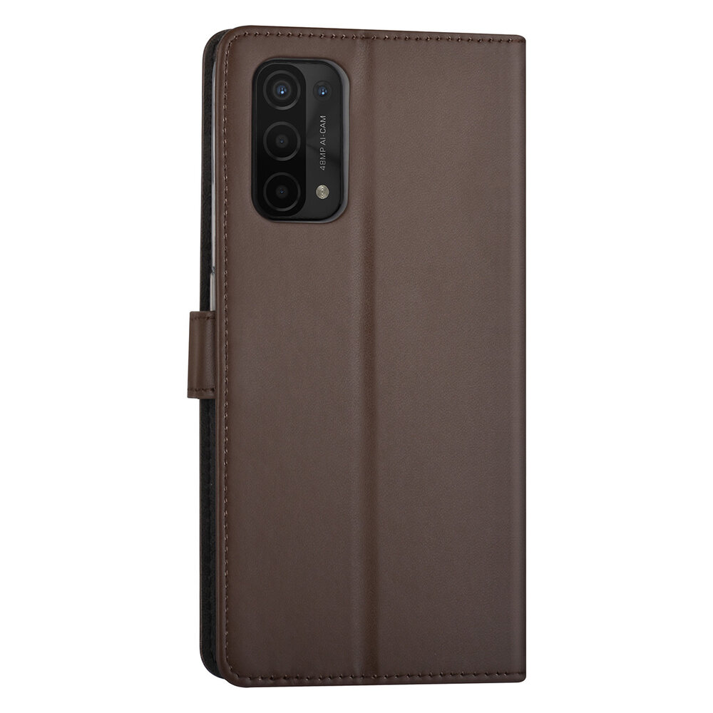 Bruin hoesje voor Oppo A74 5G & Oppo A54 5G - Book Case - Pasjeshouder - Magneetsluiting Bruin hoesje voor Oppo A74 5G & Oppo A54 5G - Book Case - Pasjeshouder - Magneetsluiting