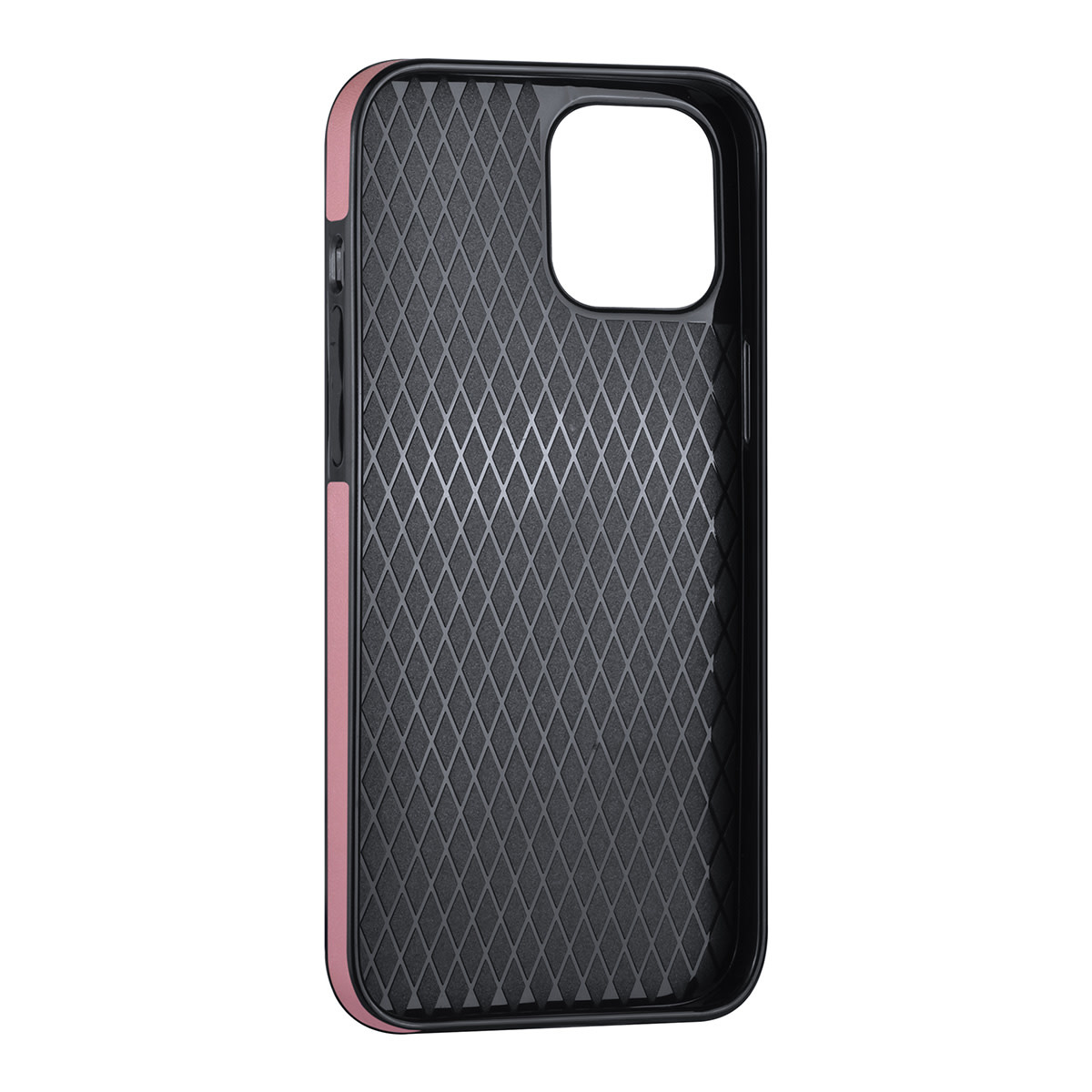 Roze hoesje voor iPhone 12 Pro Max - Back Cover - Pasjeshouder - Multifunctionele Handstrap, foto 4 van 5