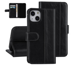 UNIQ Accessory UNIQ Accessory Book type case iPhone 13 & 14 - Card holder - Magnetic closure - Black UNIQ Accessory UNIQ Accessory Book type case iPhone 13 & 14 - Card holder - Magnetic closure - Black