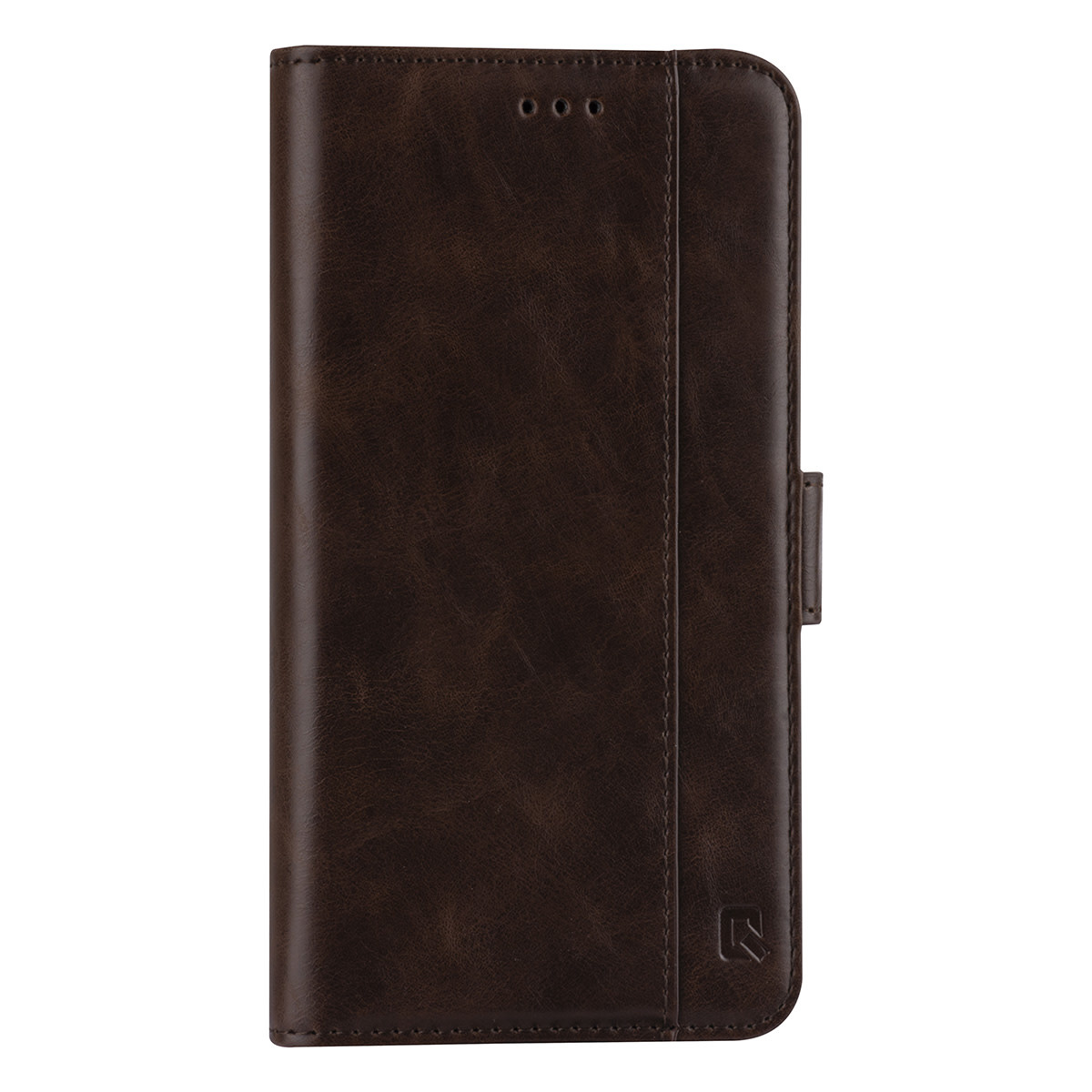 UNIQ Accessory UNIQ Accessory Donker Bruin hoesje voor iPhone 13 & 14 - Book Case - Pasjeshouder voor 3 pasjes - Magneetsluiting, foto 2 van 5
