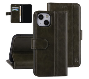 UNIQ Accessory UNIQ Accessory Book type case iPhone 13 & 14 - Card holder - Magnetic closure - Dark Green UNIQ Accessory UNIQ Accessory Book type case iPhone 13 & 14 - Card holder - Magnetic closure - Dark Green