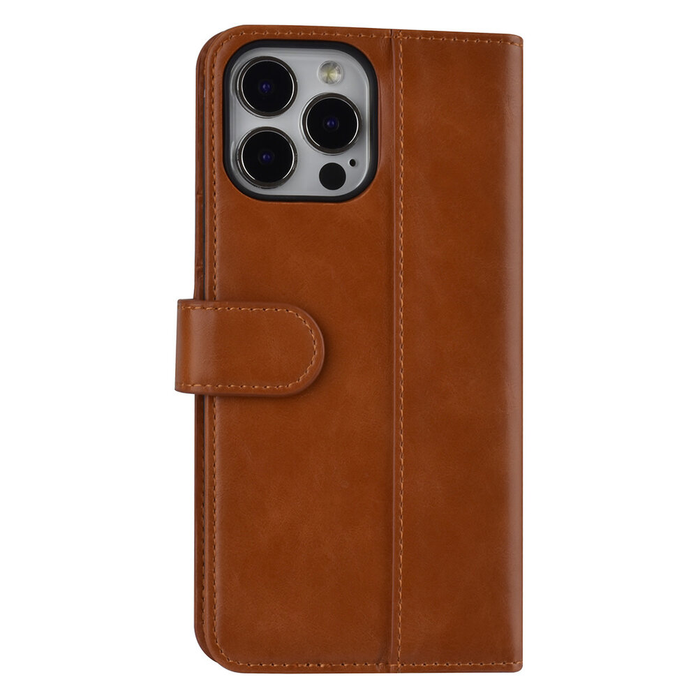 UNIQ Accessory UNIQ Accessory Book type case iPhone 13 Pro Max - Card holder - Magnetic closure - Dark Brown UNIQ Accessory UNIQ Accessory Book type case iPhone 13 Pro Max - Card holder - Magnetic closure - Dark Brown