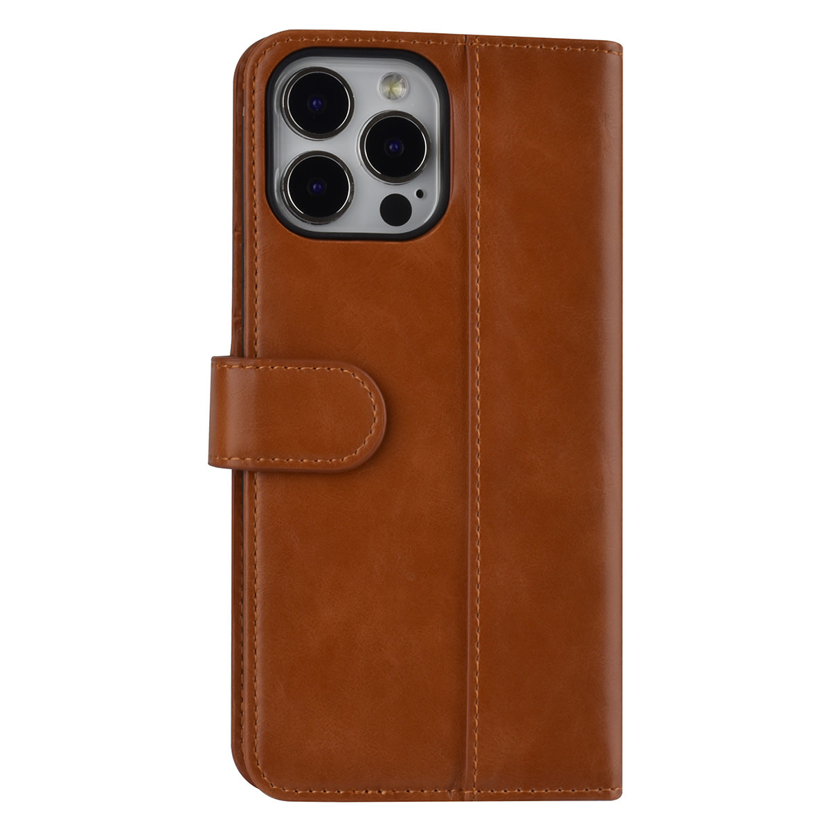 UNIQ Accessory UNIQ Accessory Bruin hoesje voor iPhone 13 Pro Max - Book Case - Pasjeshouder voor 3 pasjes - Magneetsluiting, foto 3 van 5