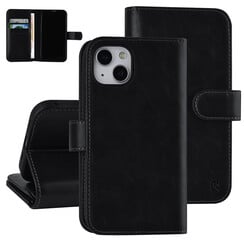 UNIQ Accessory Book-Case hul iPhone 13 & 14 - Kartenhalter - Magnetverschluss - Schwarz