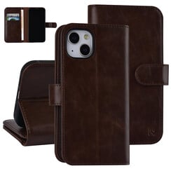 UNIQ Accessory Book-Case hul iPhone 13 & 14 - Kartenhalter - Magnetverschluss - Braun