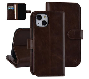 UNIQ Accessory UNIQ Accessory Book type case iPhone 13 & 14 - Card holder - Magnetic closure - Brown UNIQ Accessory UNIQ Accessory Book type case iPhone 13 & 14 - Card holder - Magnetic closure - Brown