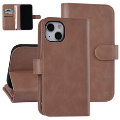 UNIQ Accessory Book type case iPhone 13 & 14 - Card holder - Magnetic closure - Pink
