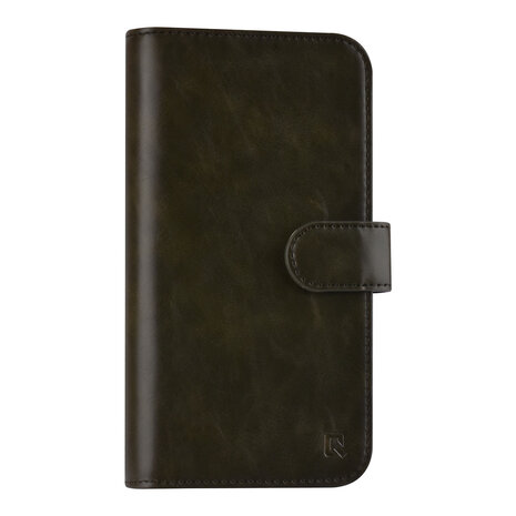 UNIQ Accessory UNIQ Accessory Book-Case hul iPhone 13 & 14 - Kartenhalter - Magnetverschluss - Dunkelgrun UNIQ Accessory UNIQ Accessory Book-Case hul iPhone 13 & 14 - Kartenhalter - Magnetverschluss - Dunkelgrun