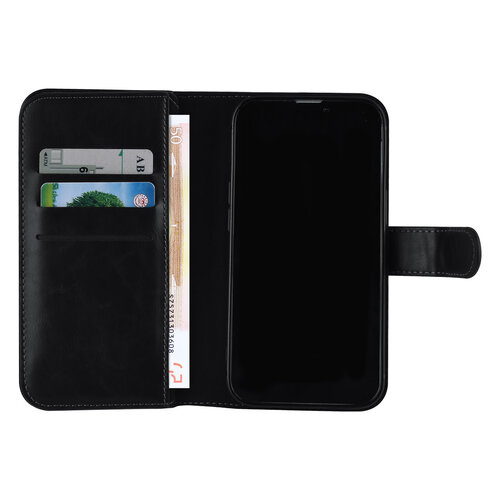 UNIQ Accessory UNIQ Accessory Zwart hoesje voor iPhone 13 Pro - Book Case - Pasjeshouder voor 9 pasjes - Magneetsluiting