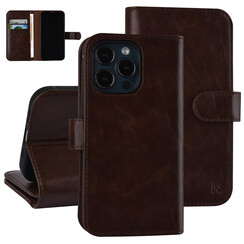 UNIQ Accessory Book type case iPhone 13 Pro - Card holder - Magnetic closure - Brown