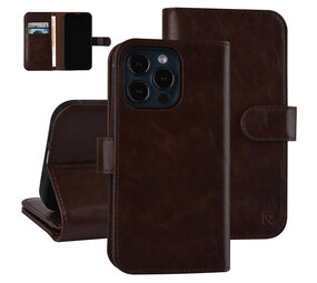 UNIQ Accessory UNIQ Accessory Donker Bruin hoesje voor iPhone 13 Pro - Book Case - Pasjeshouder voor 9 pasjes - Magneetsluiting UNIQ Accessory UNIQ Accessory Donker Bruin hoesje voor iPhone 13 Pro - Book Case - Pasjeshouder voor 9 pasjes - Magneetsluiting