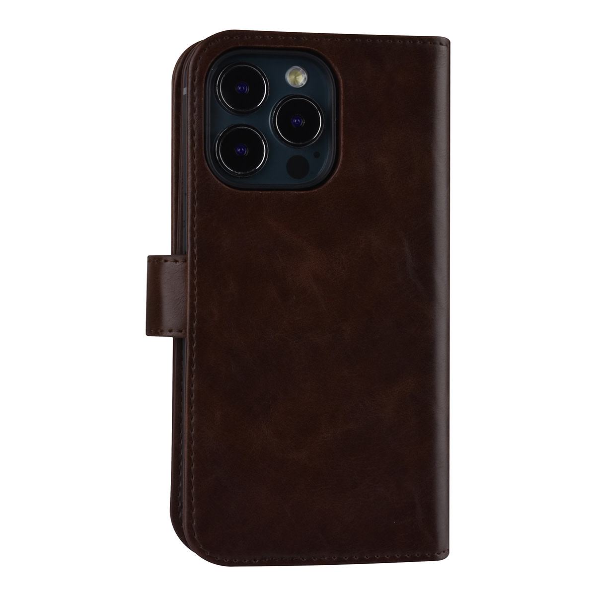 UNIQ Accessory UNIQ Accessory Donker Bruin hoesje voor iPhone 13 Pro - Book Case - Pasjeshouder voor 9 pasjes - Magneetsluiting, foto 3 van 6