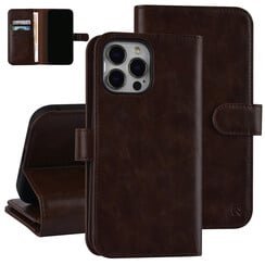 UNIQ Accessory Book-Case hul iPhone 13 Pro Max - Kartenhalter - Magnetverschluss - Braun