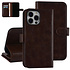 UNIQ Accessory Book type housse iPhone 13 Pro Max - Porte-cartes - Fermeture magnétique - Marron UNIQ Accessory Book type housse iPhone 13 Pro Max - Porte-cartes - Fermeture magnétique - Marron