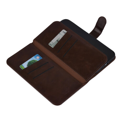 UNIQ Accessory UNIQ Accessory Book type housse iPhone 13 Pro Max - Porte-cartes - Fermeture magnétique - Marron UNIQ Accessory UNIQ Accessory Book type housse iPhone 13 Pro Max - Porte-cartes - Fermeture magnétique - Marron