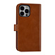UNIQ Accessory UNIQ Accessory Book type case iPhone 13 Pro Max - Card holder - Magnetic closure - Brown UNIQ Accessory UNIQ Accessory Book type case iPhone 13 Pro Max - Card holder - Magnetic closure - Brown