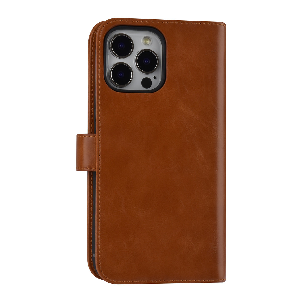UNIQ Accessory UNIQ Accessory Bruin hoesje voor iPhone 13 Pro Max - Book Case - Pasjeshouder voor 9 pasjes - Magneetsluiting, foto 3 van 6