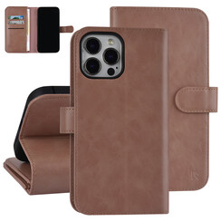 UNIQ Accessory Roze hoesje voor iPhone 13 Pro Max - Book Case - Pasjeshouder voor 9 pasjes - Magneetsluiting