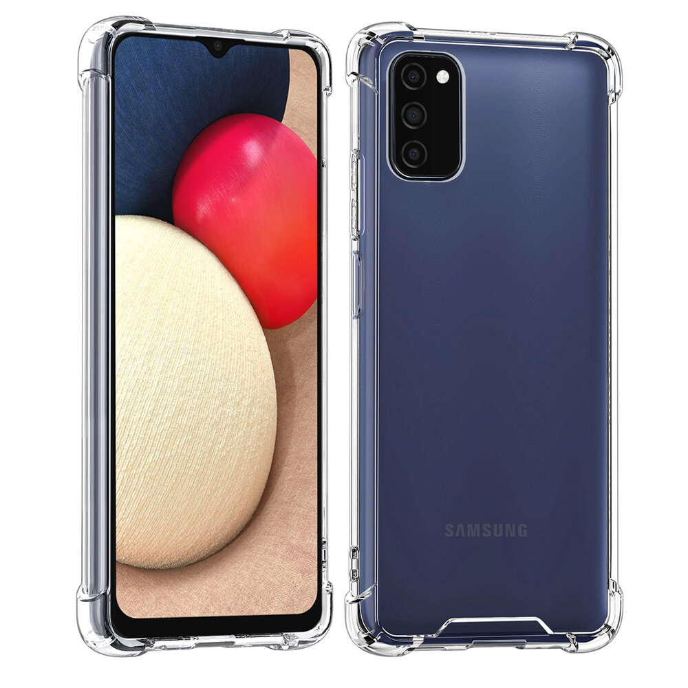 TPU Coque Galaxy A03s - Antishock - Transparent TPU Coque Galaxy A03s - Antishock - Transparent