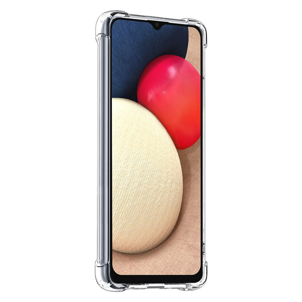 TPU Coque Galaxy A03s - Antishock - Transparent TPU Coque Galaxy A03s - Antishock - Transparent