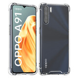 Silikonhülle Oppo A91 - Antishock - Transparent