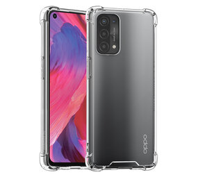 Transparant hoesje voor Oppo A54 5G & Oppo A74 5G - TPU Backcover - Antishock Transparant hoesje voor Oppo A54 5G & Oppo A74 5G - TPU Backcover - Antishock