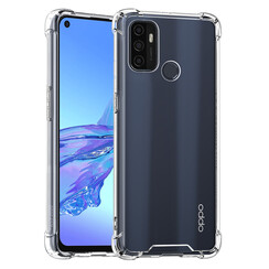 TPU Back Cover Oppo A53s - Antishock - Transparent