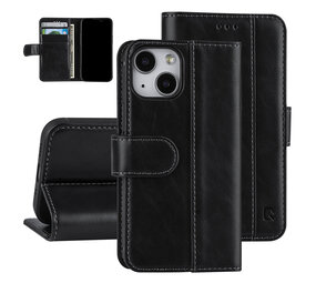 UNIQ Accessory UNIQ Accessory Zwart hoesje voor iPhone 13 Mini - Book Case - Pasjeshouder 3x - Magneetsluiting UNIQ Accessory UNIQ Accessory Zwart hoesje voor iPhone 13 Mini - Book Case - Pasjeshouder 3x - Magneetsluiting