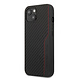 Mercedes-Benz AMG Coque arrière rigide iPhone 13 Mini - Carbon - Red Stitching - Noir Mercedes-Benz AMG Coque arrière rigide iPhone 13 Mini - Carbon - Red Stitching - Noir