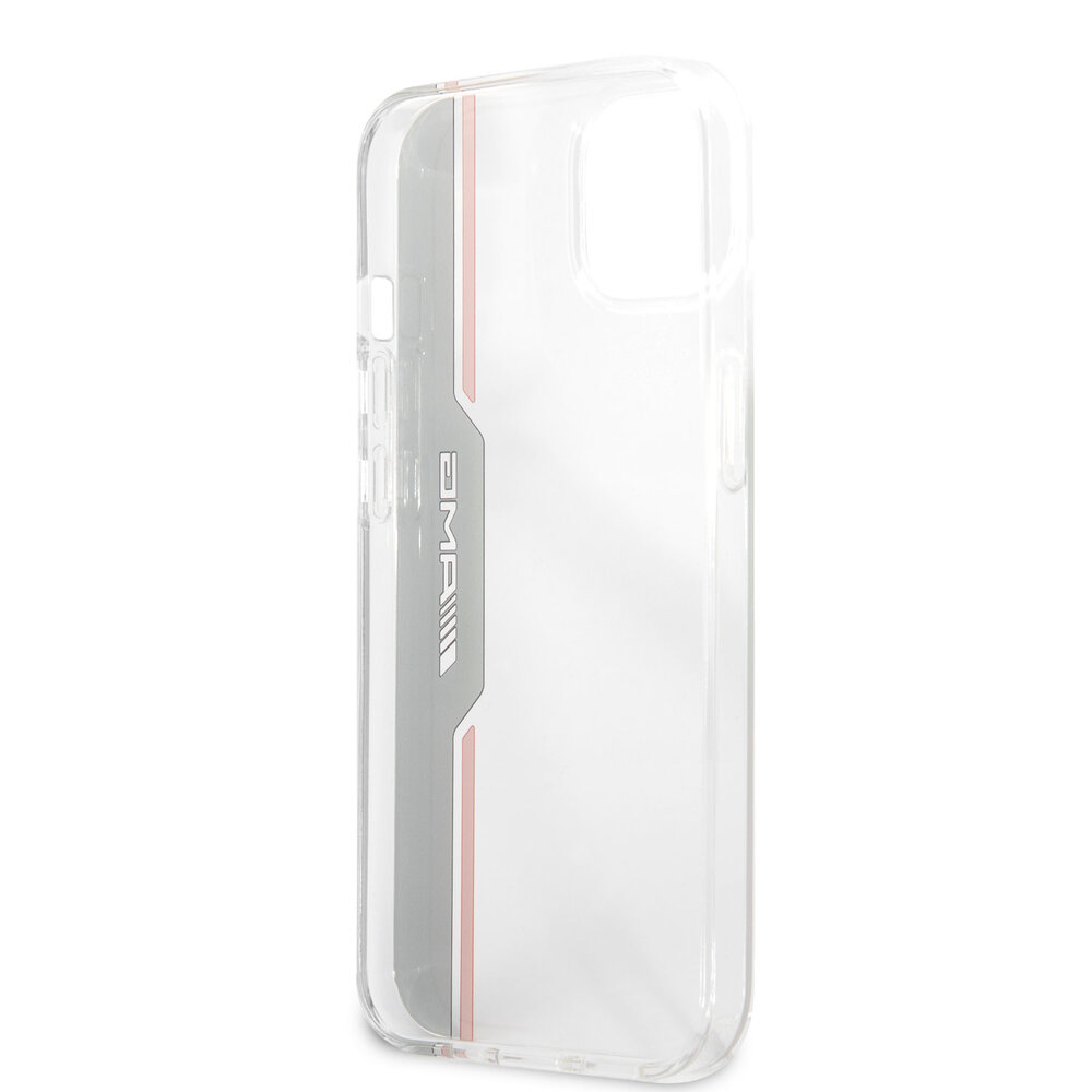 Mercedes-Benz AMG Coque arrière rigide iPhone 13 Mini - Electroplated Black & Red - Transparent Mercedes-Benz AMG Coque arrière rigide iPhone 13 Mini - Electroplated Black & Red - Transparent