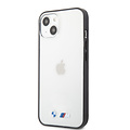 BMW BMW Hardcase iPhone 13 Mini - Black Edges - Transparent
