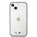 BMW BMW Coque arrière rigide iPhone 13 Mini - Black Edges - Transparent