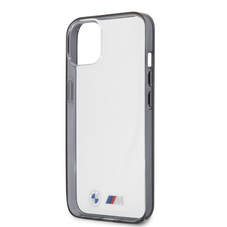 BMW BMW Hardcase-Rückseite iPhone 13 Mini - Black Edges - Transparent BMW BMW Hardcase-Rückseite iPhone 13 Mini - Black Edges - Transparent