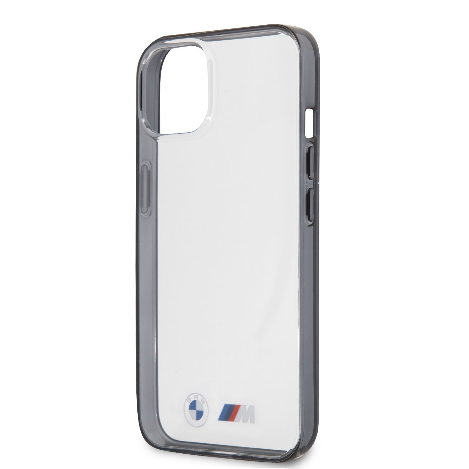 BMW Hardcase-Rückseite iPhone 13 Mini - Black Edges - Transparent  
