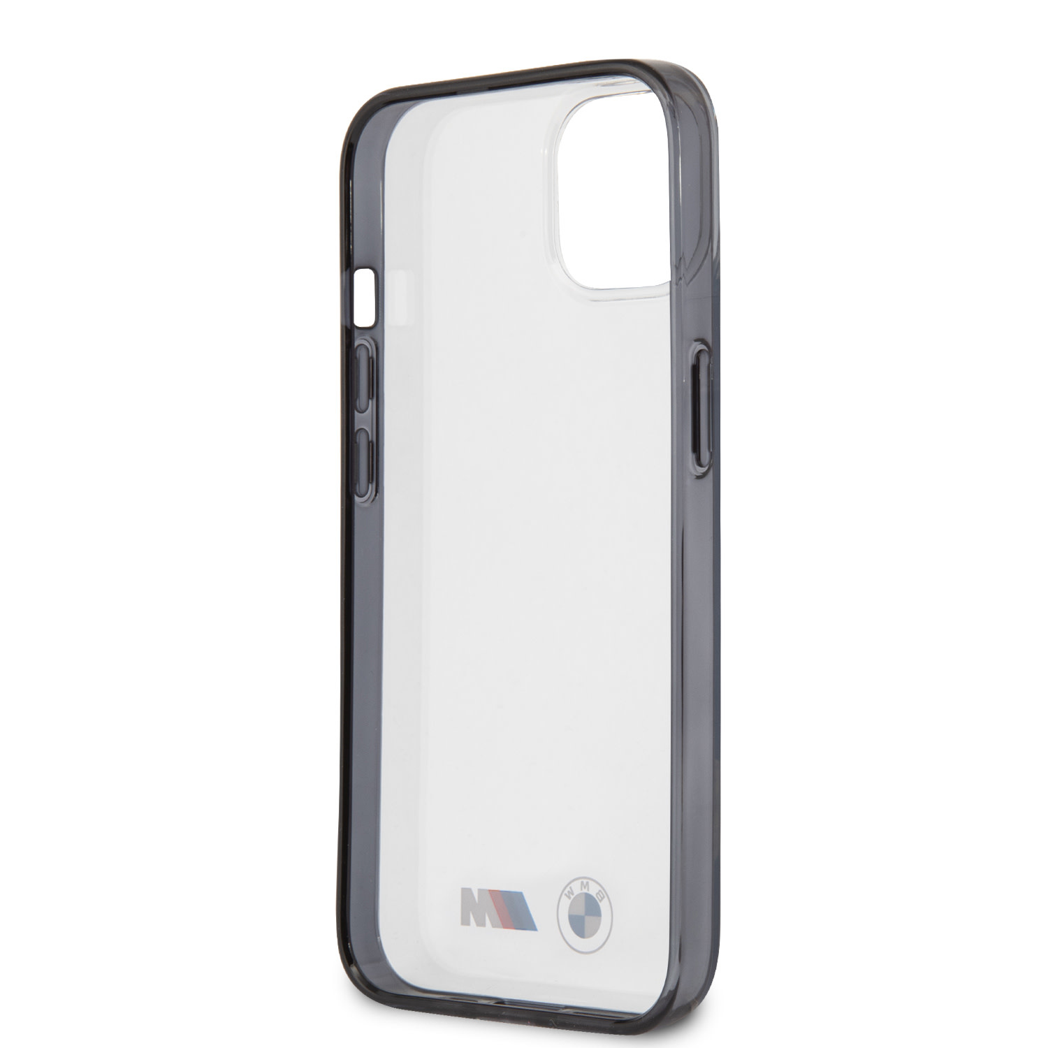 BMW Hardcase-Rückseite iPhone 13 Mini - Black Edges - Transparent  