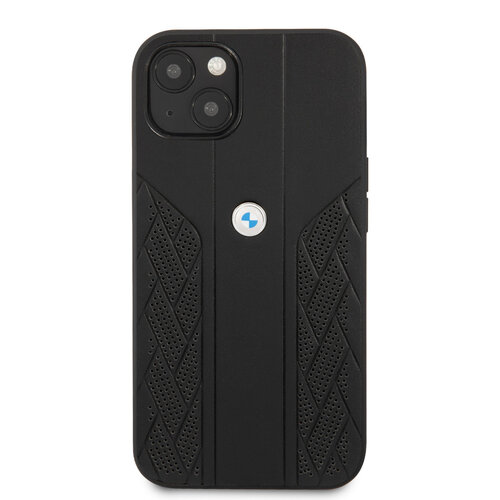 BMW BMW Hardcase iPhone 13 Mini - Perforated Curve - Black