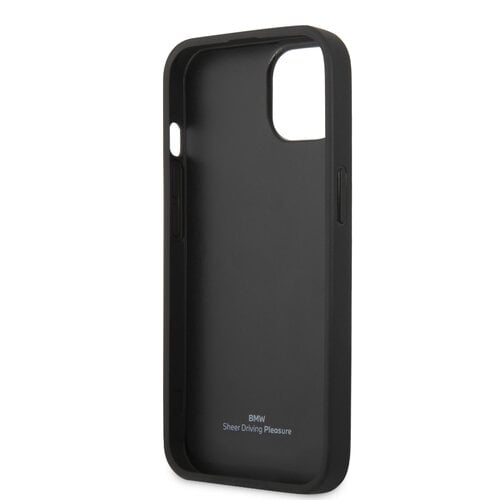 BMW BMW Hardcase iPhone 13 Mini - Perforated Curve - Black