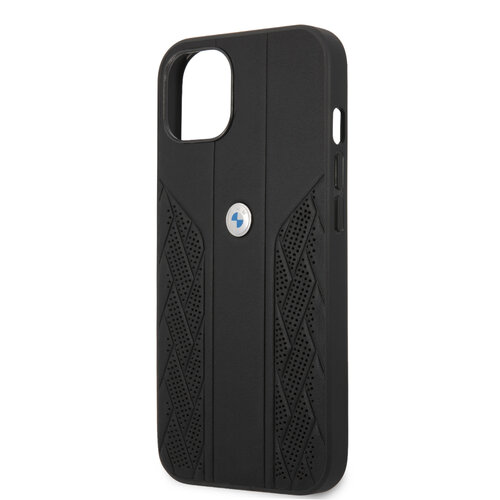 BMW BMW iPhone 13 Mini Hardcase Backcover - Perforated Curve - Zwart