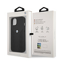 BMW BMW Coque arrière rigide iPhone 13 Mini - Perforated Curve - Noir