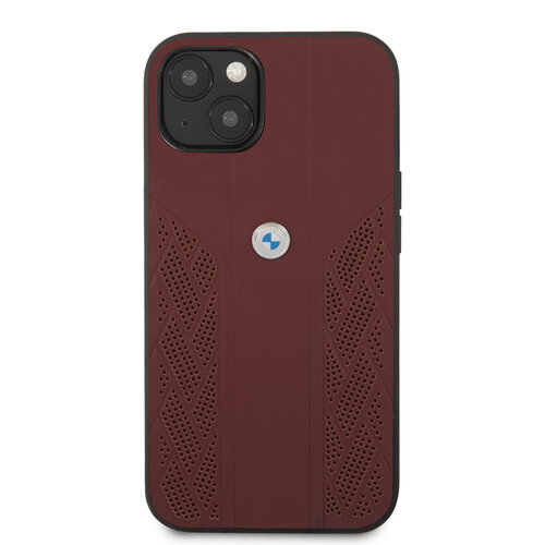 BMW BMW Hardcase-Rückseite iPhone 13 Mini - Perforated Curve - Rot