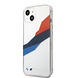 BMW BMW Coque arrière rigide iPhone 13 Mini - Graphic Tricolor - Transparent BMW BMW Coque arrière rigide iPhone 13 Mini - Graphic Tricolor - Transparent