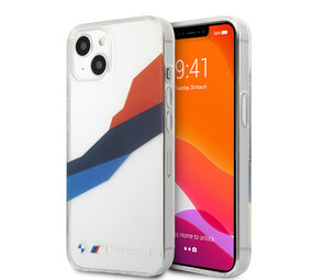 BMW BMW Hardcase-Rückseite iPhone 13 Mini - Graphic Tricolor - Transparent BMW BMW Hardcase-Rückseite iPhone 13 Mini - Graphic Tricolor - Transparent