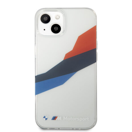 BMW BMW Hardcase-Rückseite iPhone 13 Mini - Graphic Tricolor - Transparent BMW BMW Hardcase-Rückseite iPhone 13 Mini - Graphic Tricolor - Transparent