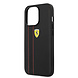 Ferrari Ferrari Hardcase iPhone 13 Pro - Debossed Stripes - Black Ferrari Ferrari Hardcase iPhone 13 Pro - Debossed Stripes - Black