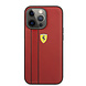 Ferrari Ferrari Hardcase-Rückseite iPhone 13 Pro - Debossed Stripes - Rot Ferrari Ferrari Hardcase-Rückseite iPhone 13 Pro - Debossed Stripes - Rot