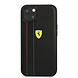 Ferrari Ferrari Hardcase-Ruckseite iPhone 13 & 14 - Debossed Stripes - Schwarz Ferrari Ferrari Hardcase-Ruckseite iPhone 13 & 14 - Debossed Stripes - Schwarz