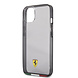 Ferrari Ferrari Hardcase-Rückseite iPhone 13 Mini - Italia - Transparent Outline - Schwarz Ferrari Ferrari Hardcase-Rückseite iPhone 13 Mini - Italia - Transparent Outline - Schwarz