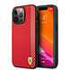 Ferrari Ferrari Hardcase iPhone 13 Pro - Carbon - Red Ferrari Ferrari Hardcase iPhone 13 Pro - Carbon - Red