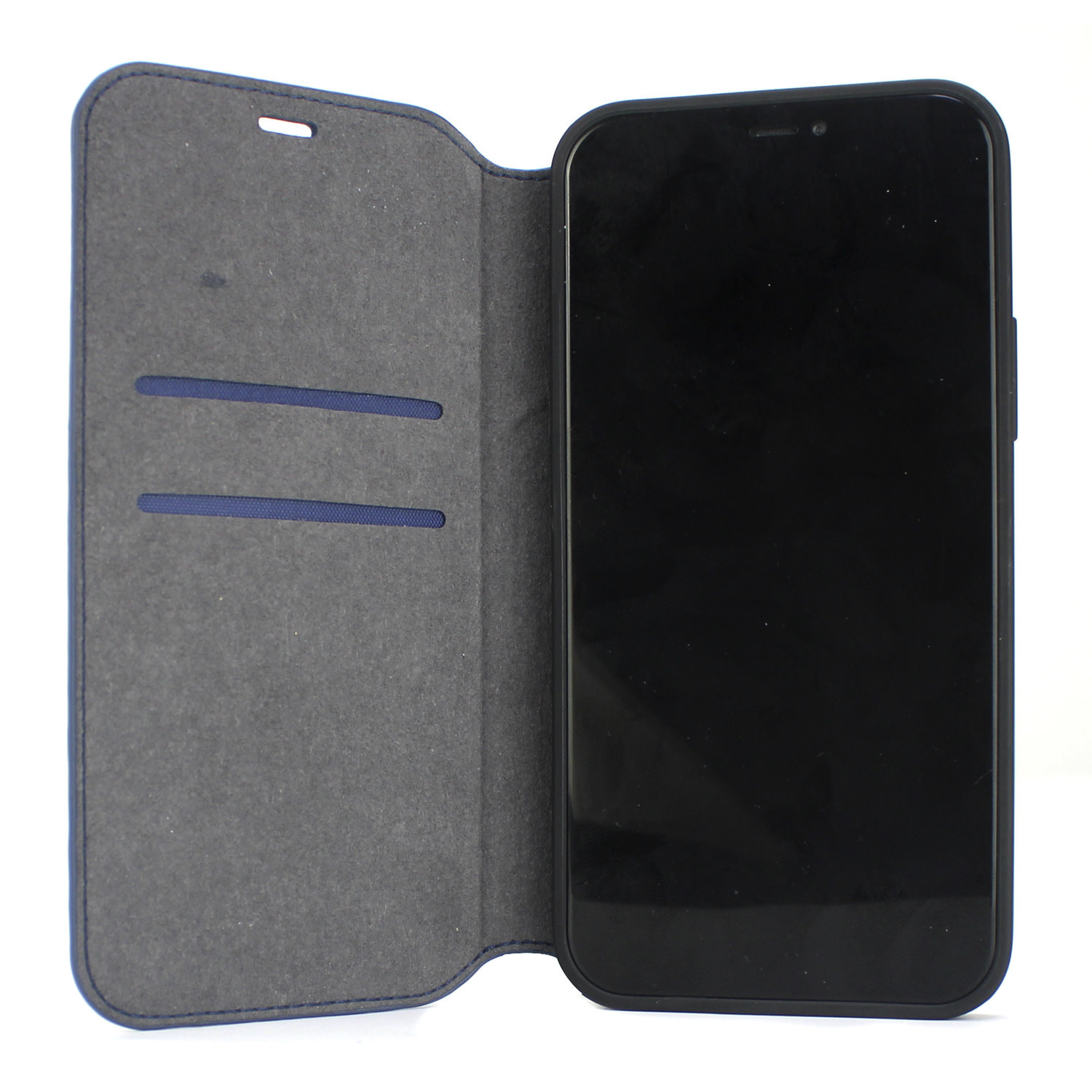 Audi Audi iPhone 13 Pro Booktype hoesje - Blauw - Q8 Serie - Genuine Leather, foto 5 van 5
